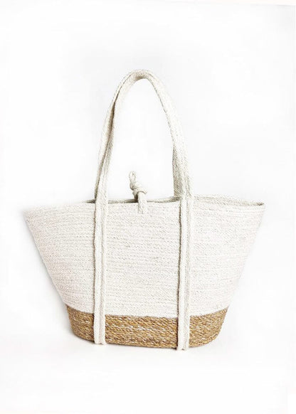 Artisan Jute Tote | French Market Bag, Beach Bag, Sustainable tote