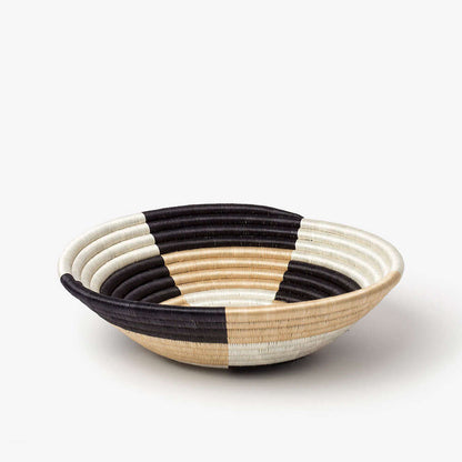 Staccato Woven Bowls - Medium- Black
