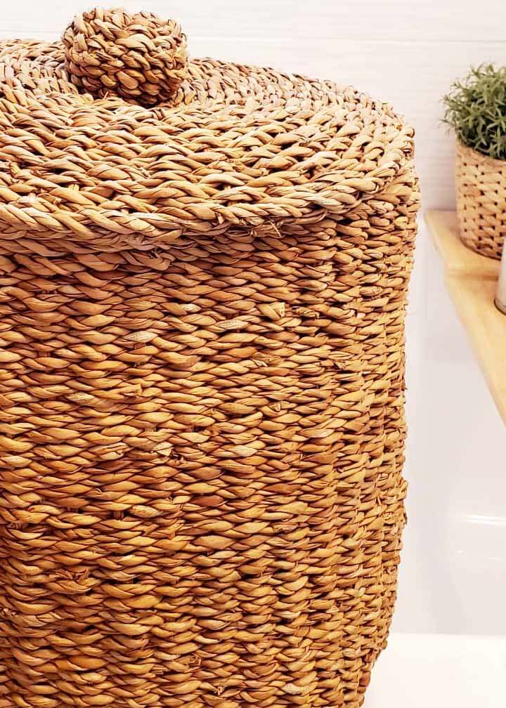 Handmade Natural Seagrass Laundry Basket